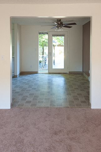 Forest Ridge Apartments 2 bedroom, 1.5 bath townhome - 1,084 SF